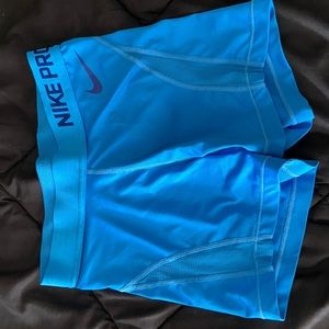 Nike pro spandex shorts